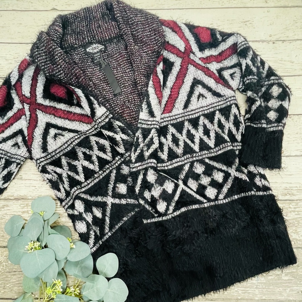 Oliver Aztec Open Front Cardigan